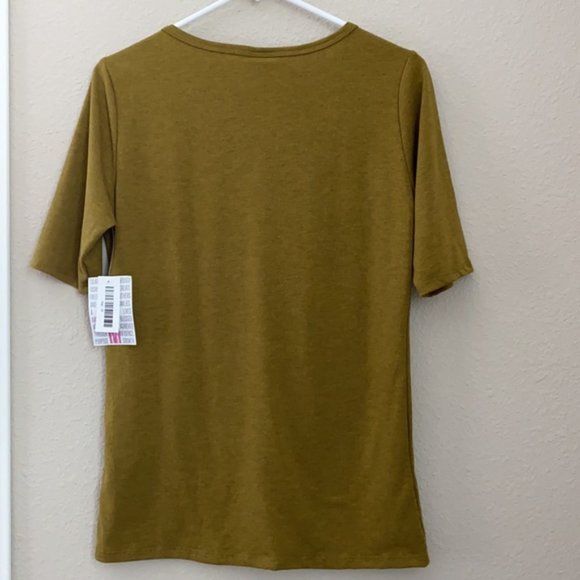 LuLaRoe Gigi Mustard Yellow Women's Size Medium - Picture 2 of 3